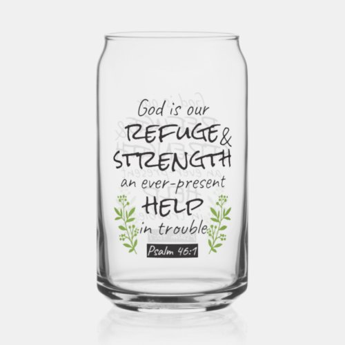 Divine Refuge _ Psalm 461 for Spiritual Comfort a Can Glass