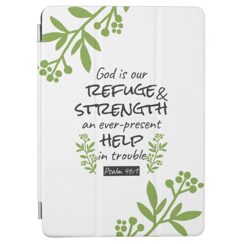 Divine Refuge _ Psalm 461 for Spiritual Comfort a iPad Air Cover