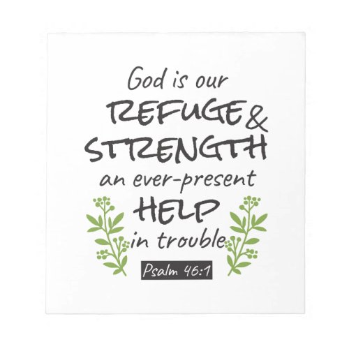Divine Refuge _ Psalm 461 for Spiritual Comfort a Notepad