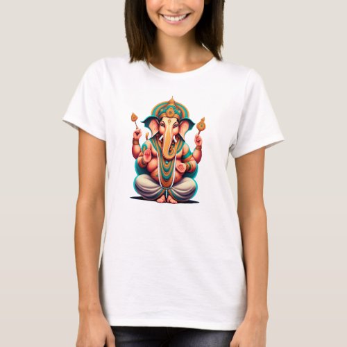 Divine Remover of Obstacles Ganeshas Grace T_Shirt