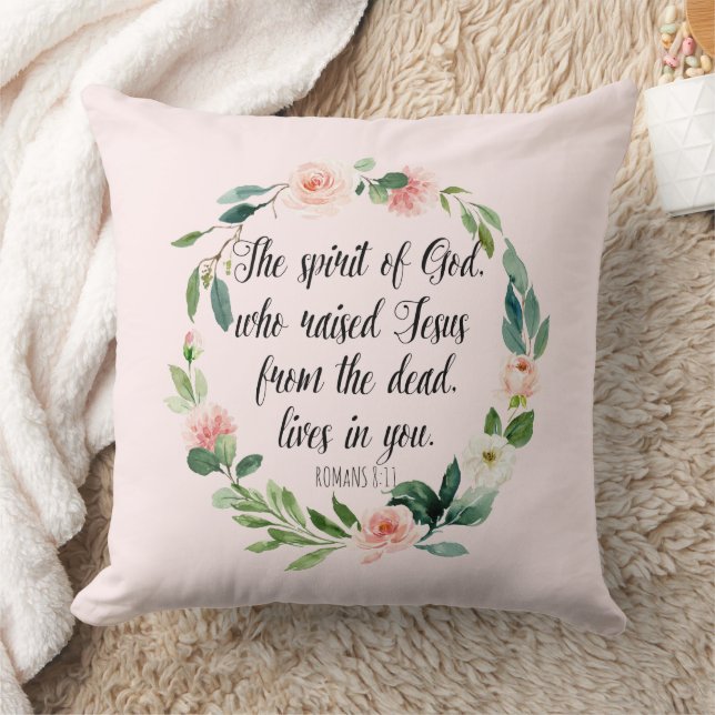 Divine Resurrection Throw Pillow (Blanket)