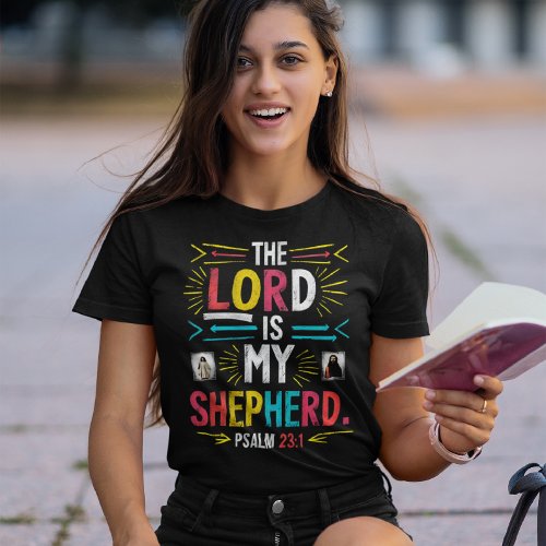 Divine Shepherd Bible Verse Art T_Shirt