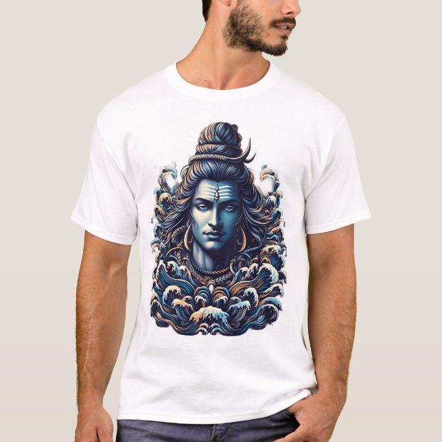 Divine Shiva: Cosmic Dance T-Shirt (Front)