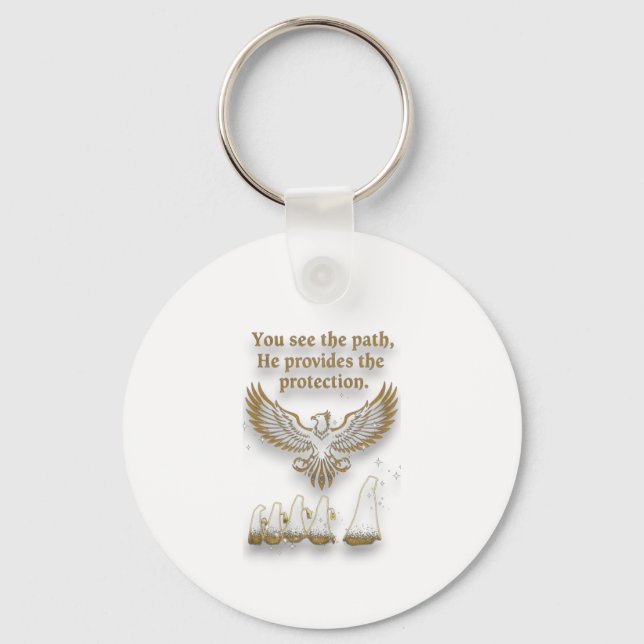 Divine Sight Spiritual Gear Collection  Keychain (Front)