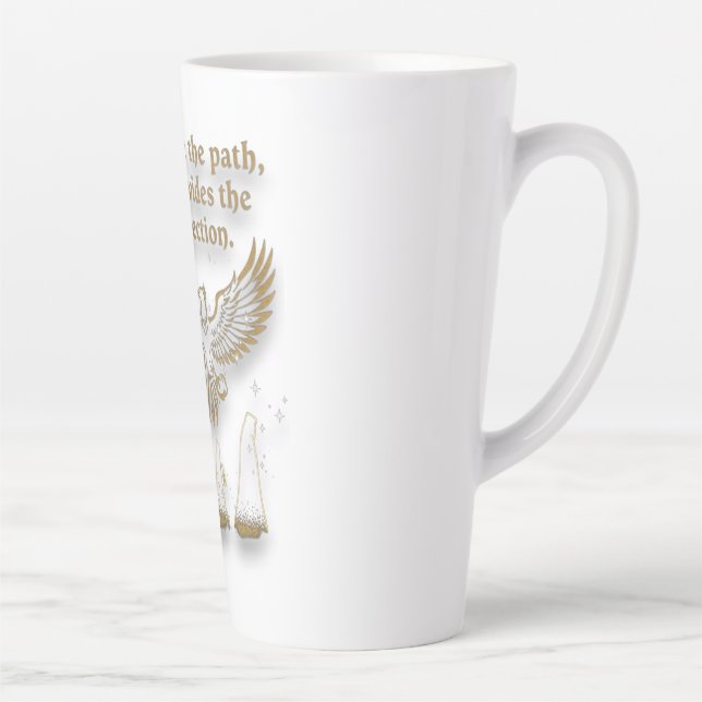 Divine Sight Spiritual Gear Collection  Latte Mug (Right)