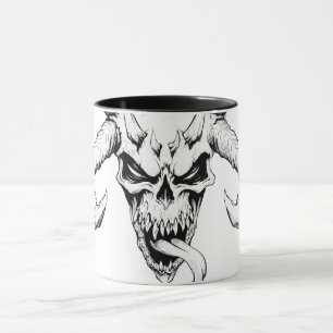 Divine Skull of Death White Mug