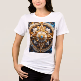 “Divine Sky God Crystal Symbol T-Shirt” Tri-Blend Shirt