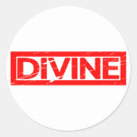 Divine Stamp Classic Round Sticker