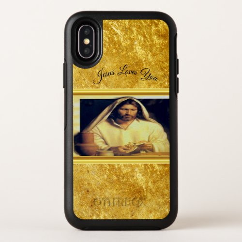 Divine Supper Breaking Bread With Jesus OtterBox Symmetry iPhone X Case