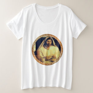 Divine Supper: Breaking Bread With Jesus Plus Size T-Shirt