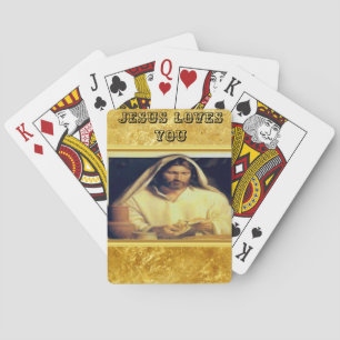 Divine Supper: Breaking Bread With Jesus Poker Cards