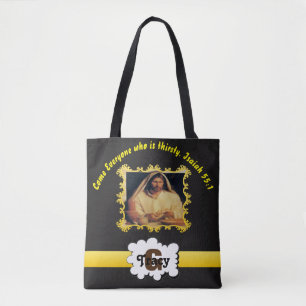 Divine Supper: Breaking Bread With Jesus Tote Bag