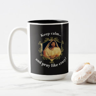 Divine Supper: Breaking Bread With Jesus Two-Tone Coffee Mug