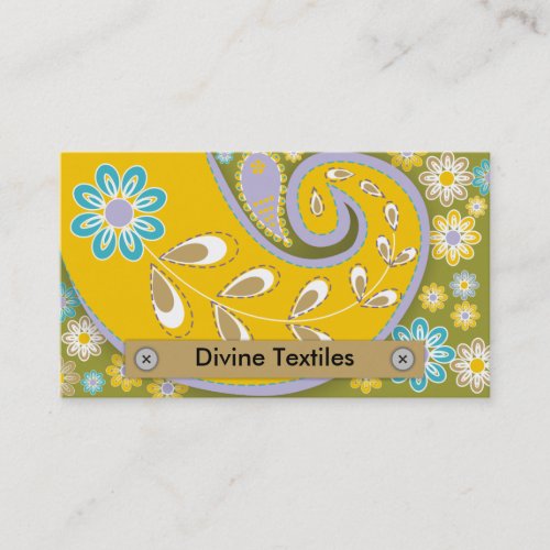 Divine Textiles Business Cards