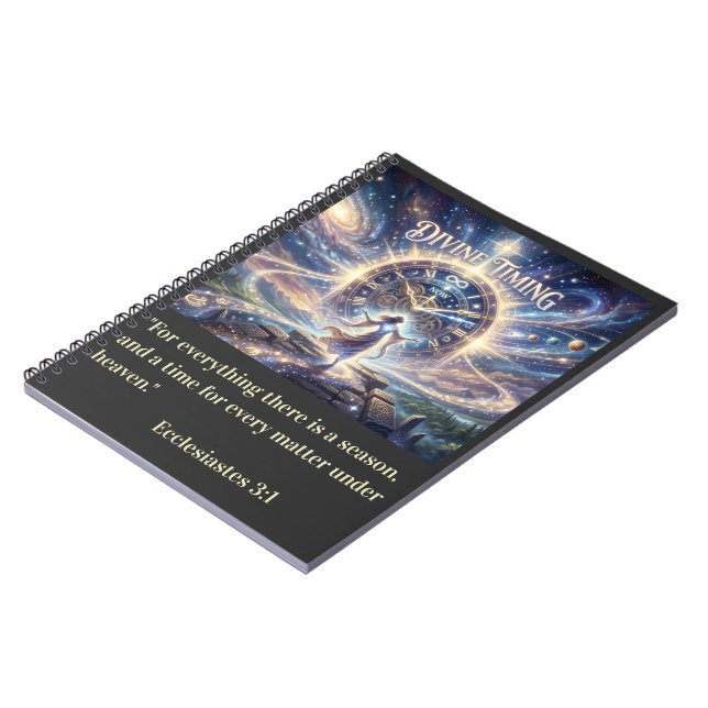 Divine Timing Notebook (Left Side)