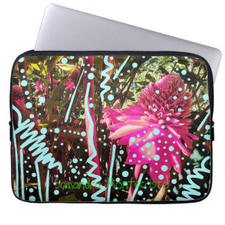 Divine Wonder Flowers Aquarium Electronics Bag