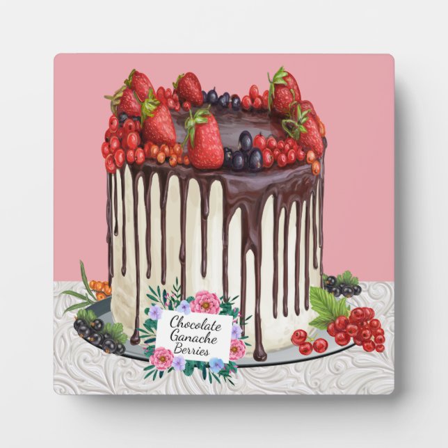 Divinely Decadent Cake Plaque (Front)