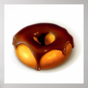 Divinely Decadent Doughnuts Poster - SRF