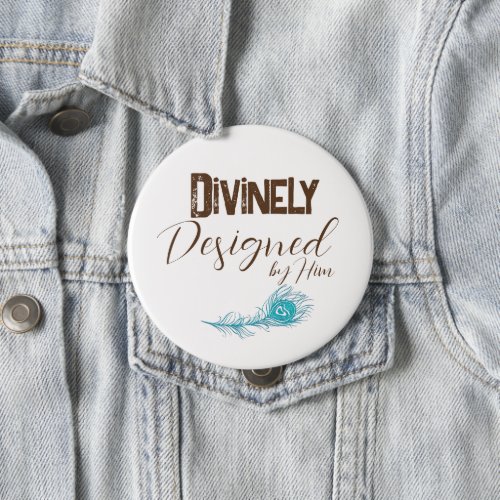 Divinely Designed Christian   Button