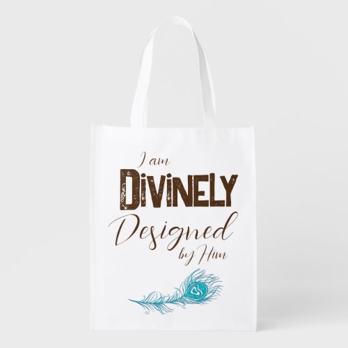 Divinely Designed Christian    Grocery Bag