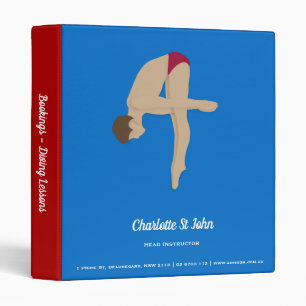 Diving 3 Ring Binder