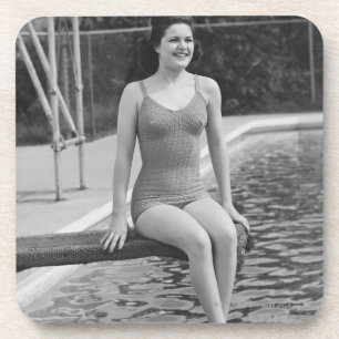 Diving Board Beverage Coaster