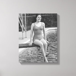 Diving Board Canvas Print