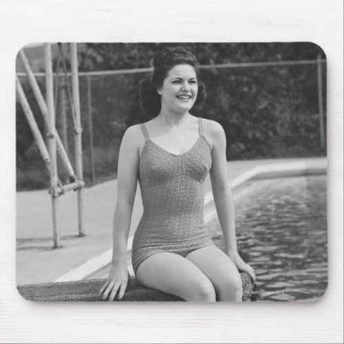 Diving Board Mouse Pad