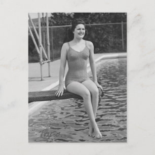 Diving Board Postcard