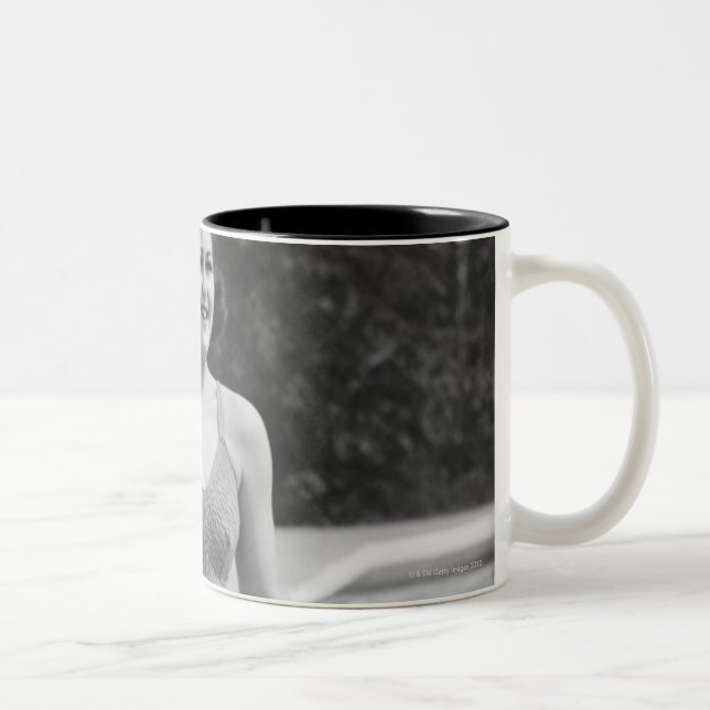 Diving Board Two-Tone Coffee Mug (Right)