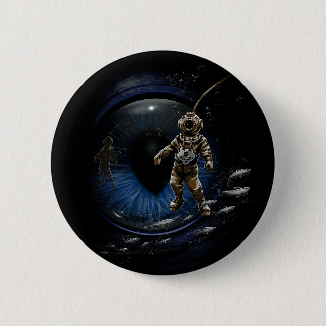 Diving Buddy Button (Front)