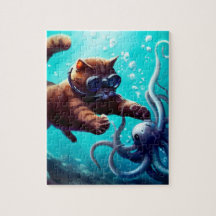 Diving Cat