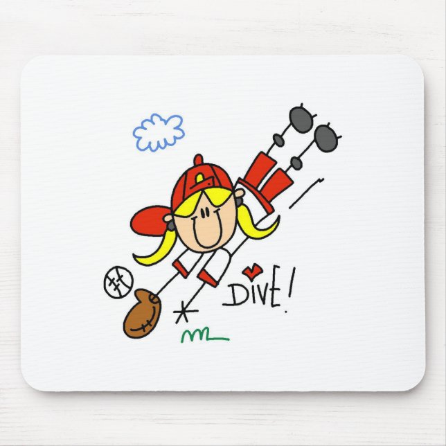 Diving Catch Mousepad (Front)