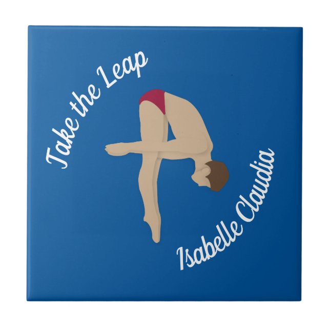 Diving Ceramic Tile (Front)