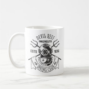 Diving Club Innsmouth Lovecraftian Coffee Mug
