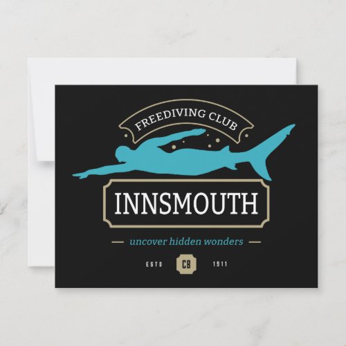 Diving Club Innsmouth Lovecraftian Invitation