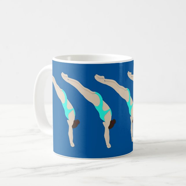 Diving Coffee Mug (Front Left)