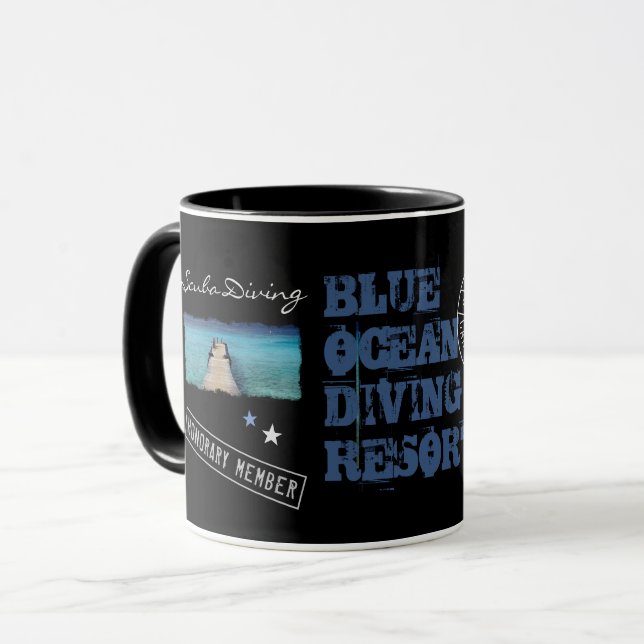 Diving Curaçao Caribbean Mug (Front Left)