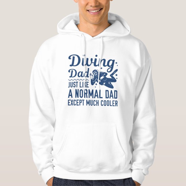 Diving Dad Hoodie (Front)