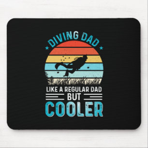 Diving Dad Mouse Pad