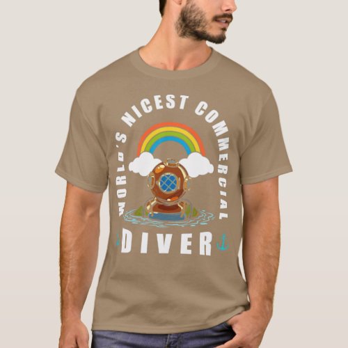 Diving Diver Commercial Diving  6  T_Shirt
