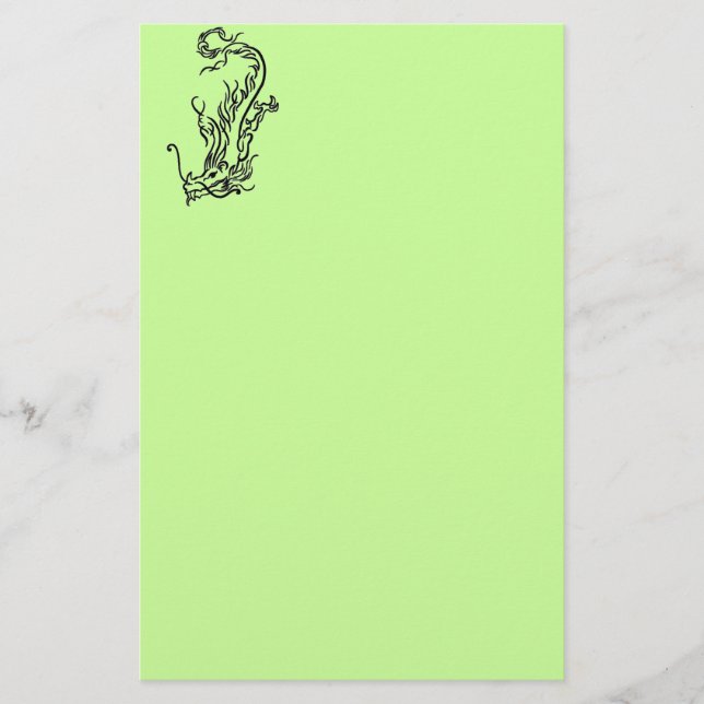 Diving Dragon Stationery (Front)