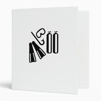 Diving equipment 3 ring binder