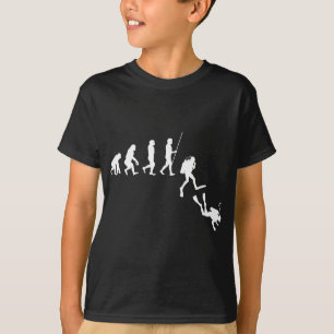 Diving Evolution Evolution of Man Funny Scuba Dive T-Shirt