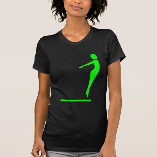 Diving Figure _ Green T_Shirt