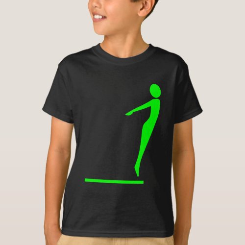 Diving Figure _ Green T_Shirt