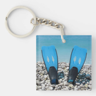 Diving Fins Acrylic Keychain