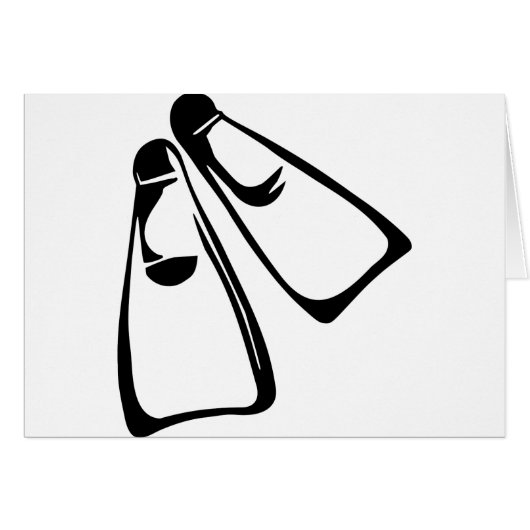 Diving - Fins Cards (Front Horizontal)