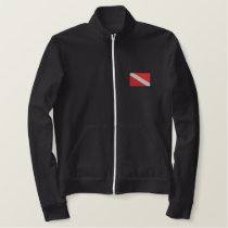Diving Flag Embroidered Jacket Diving Flag Embroidered Jacket