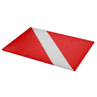 Diving Flag Scuba Diver Diver Down Cutting Board